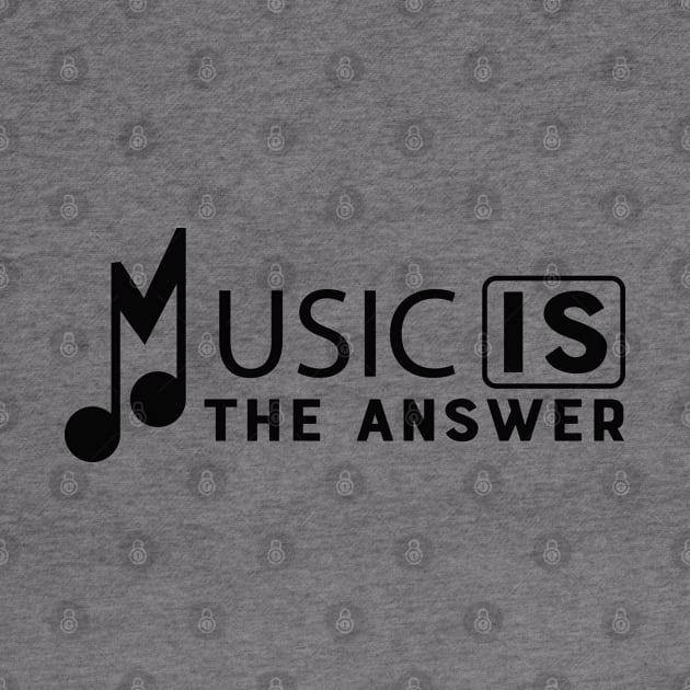 Music is the answer by KC Happy Shop